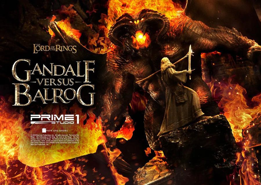 Gandalf Versus Balrog (Exclusive Version) The Lord of the Rings (Film) – Prime1Studio – ActionFigure Brasil