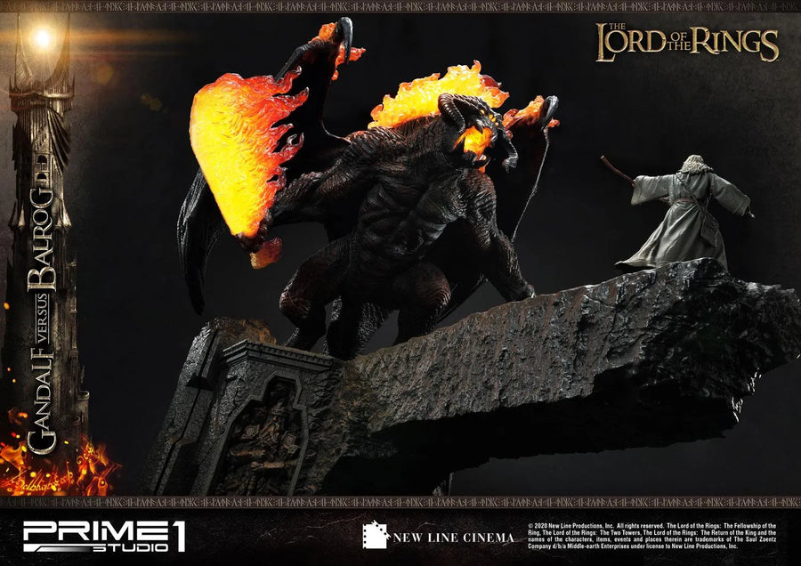 Gandalf Versus Balrog (Exclusive Version) The Lord of the Rings (Film) – Prime1Studio – ActionFigure Brasil