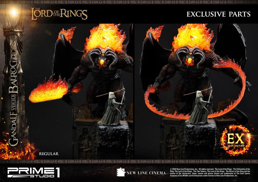 Gandalf Versus Balrog (Exclusive Version) The Lord of the Rings (Film) – Prime1Studio – ActionFigure Brasil