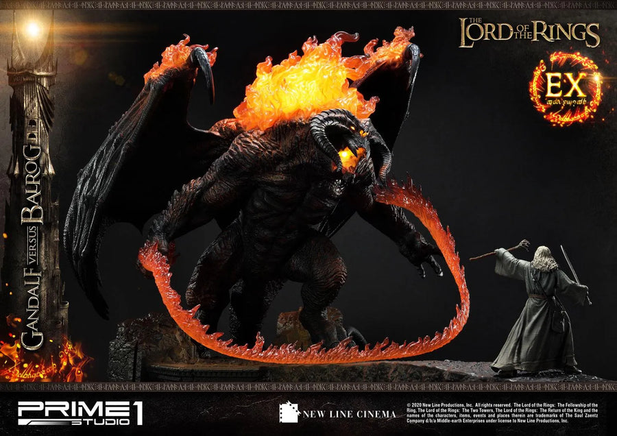 Gandalf Versus Balrog (Exclusive Version) The Lord of the Rings (Film) – Prime1Studio – ActionFigure Brasil