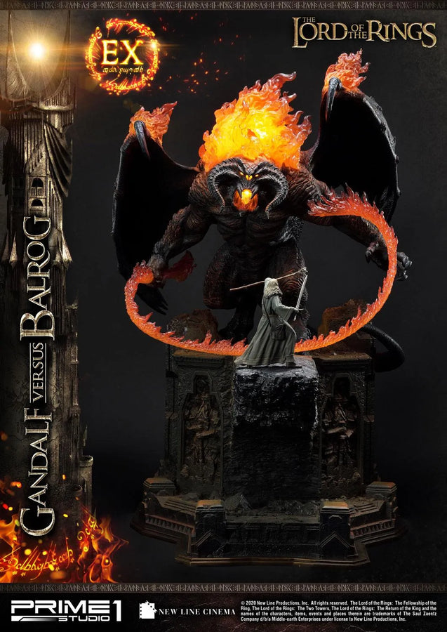 Gandalf Versus Balrog (Exclusive Version) The Lord of the Rings (Film) – Prime1Studio – ActionFigure Brasil