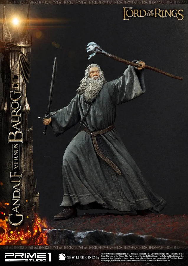 Gandalf Versus Balrog (Exclusive Version) The Lord of the Rings (Film) – Prime1Studio – ActionFigure Brasil