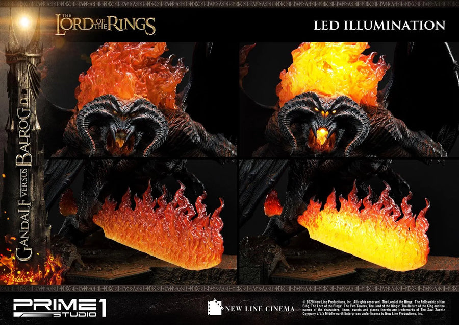 Gandalf Versus Balrog (Exclusive Version) The Lord of the Rings (Film) – Prime1Studio – ActionFigure Brasil