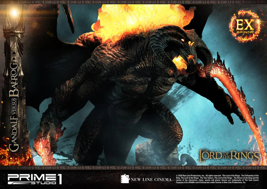 Gandalf Versus Balrog (Exclusive Version) The Lord of the Rings (Film) – Prime1Studio – ActionFigure Brasil