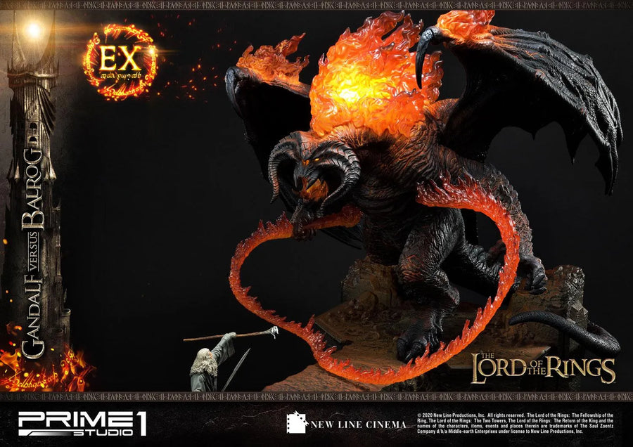 Gandalf Versus Balrog (Exclusive Version) The Lord of the Rings (Film) – Prime1Studio – ActionFigure Brasil