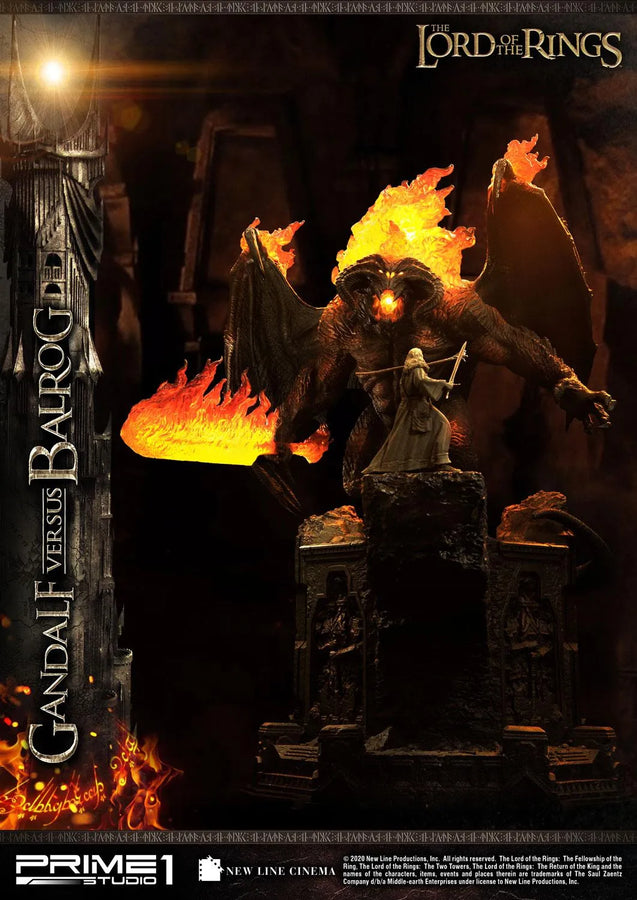 Gandalf Versus Balrog (Exclusive Version) The Lord of the Rings (Film) – Prime1Studio – ActionFigure Brasil