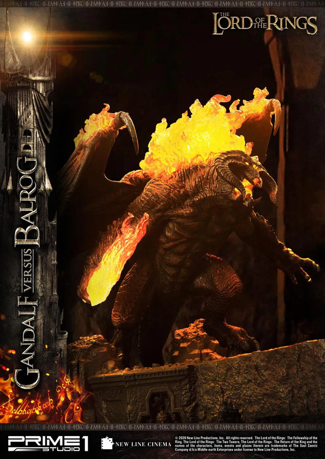 Gandalf Versus Balrog (Exclusive Version) The Lord of the Rings (Film) – Prime1Studio – ActionFigure Brasil