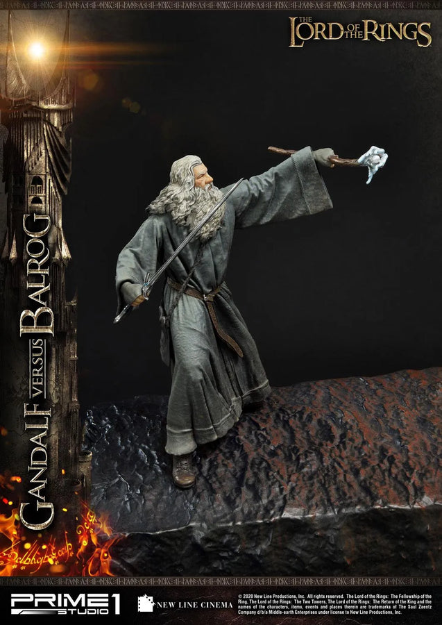 Gandalf Versus Balrog (Exclusive Version) The Lord of the Rings (Film) – Prime1Studio – ActionFigure Brasil