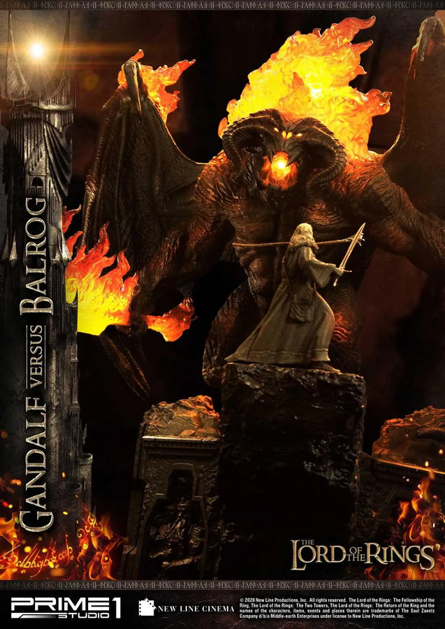 Gandalf Versus Balrog (Regular Version) The Lord of the Rings (Film) – Prime1Studio – ActionFigure Brasil