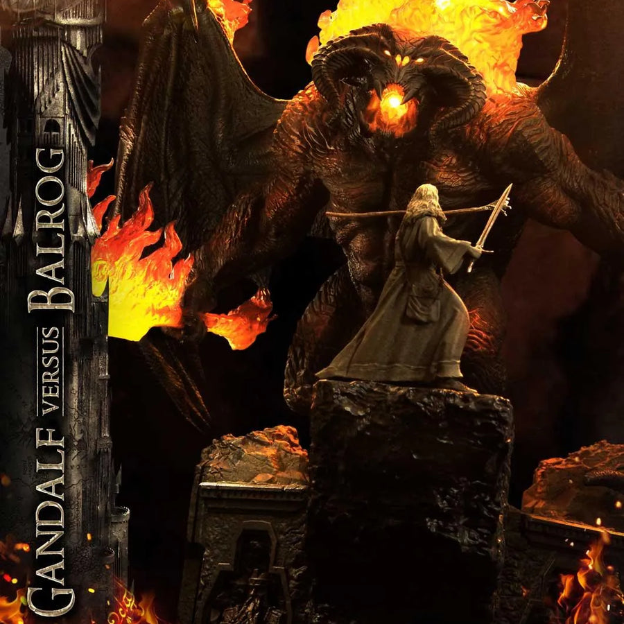 Gandalf Versus Balrog (Regular Version) The Lord of the Rings (Film) – Prime1Studio – ActionFigure Brasil