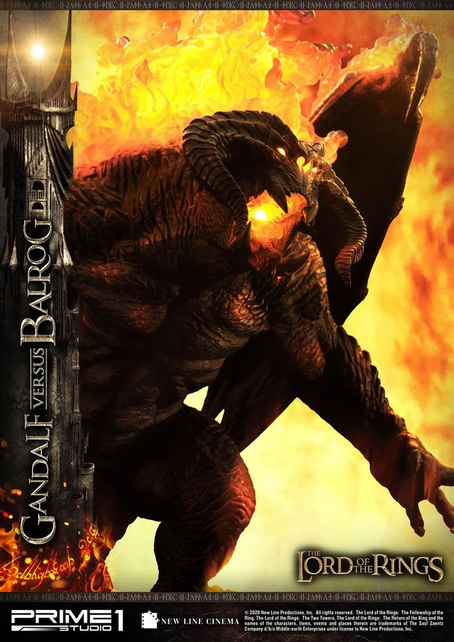 Gandalf Versus Balrog (Regular Version) The Lord of the Rings (Film) – Prime1Studio – ActionFigure Brasil