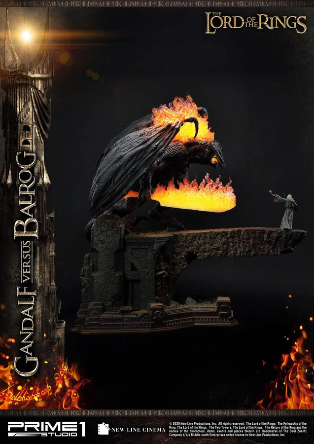 Gandalf Versus Balrog (Regular Version) The Lord of the Rings (Film) – Prime1Studio – ActionFigure Brasil