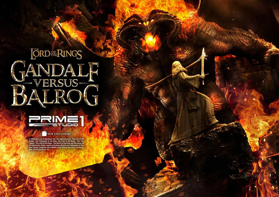 Gandalf Versus Balrog (Regular Version) The Lord of the Rings (Film) – Prime1Studio – ActionFigure Brasil