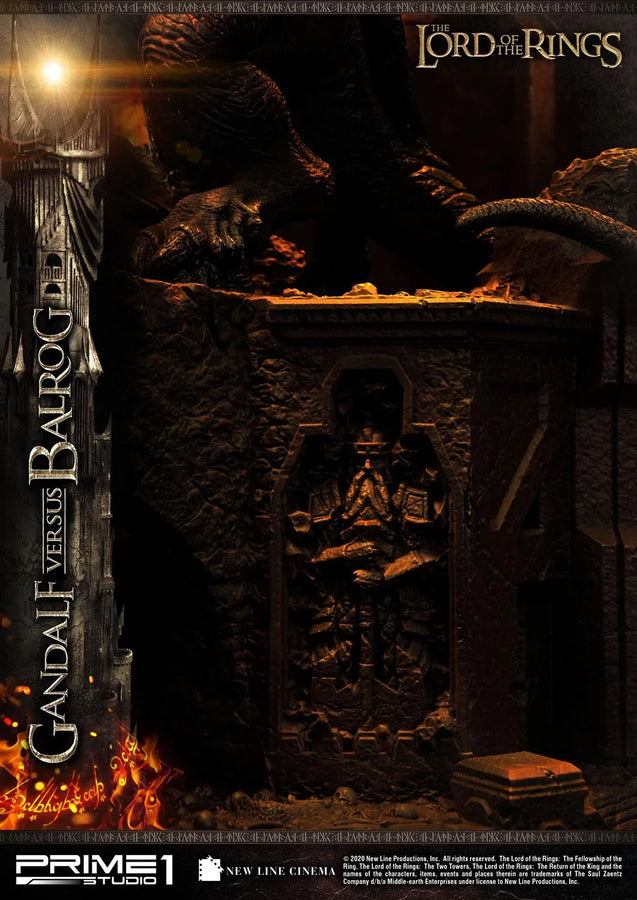 Gandalf Versus Balrog (Regular Version) The Lord of the Rings (Film) – Prime1Studio – ActionFigure Brasil