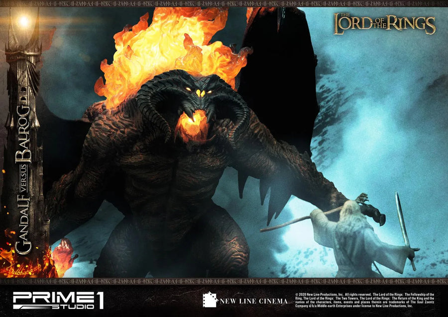 Gandalf Versus Balrog (Regular Version) The Lord of the Rings (Film) – Prime1Studio – ActionFigure Brasil