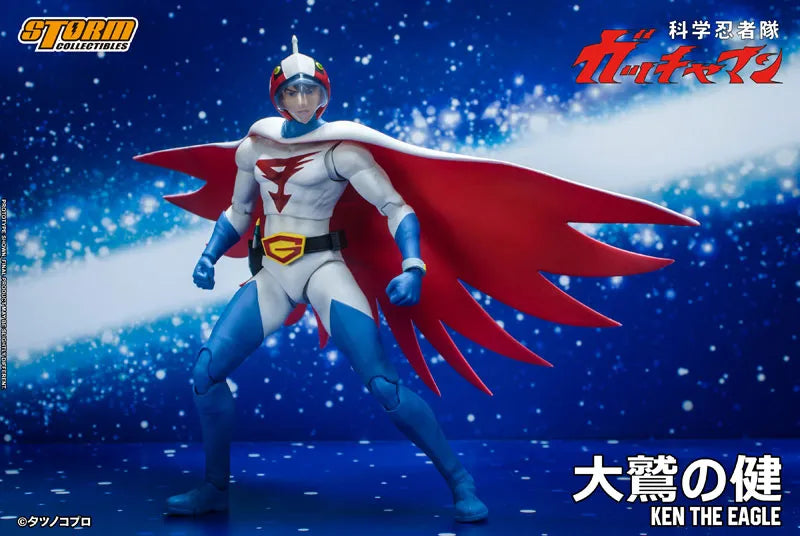 Gatchaman Action Figure G-1 Ken the Eagleㅤ – Storm Collectibles – ActionFigure Brasil