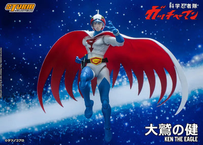 Gatchaman Action Figure G-1 Ken the Eagleㅤ – Storm Collectibles – ActionFigure Brasil — close