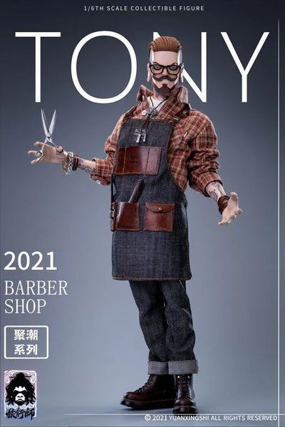 "Gathering Trend" Series Vol.1 JC-001 Oil Head Barber Tony (JC-001) 1/6 Action Figureㅤ – YUAN XING SHI – ActionFigureBrasil — acessórios