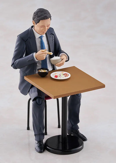 Gekieiga Kodoku no Gourmet - Inogashira Gorou - Figma (#675a) - Yutaka Matsushige ver., Renewal Edition, Nostalgic Teishoku Restaurant Set (Max Factory)ㅤ – Max Factory – ActionFigureBrasil — com base expositora