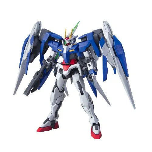 Gekijouban Kidou Senshi Gundam 00: A Wakening of the Trailblazer - GN-0000RE + GNR-010 00 Raiser GN Condenser Type - HG00 #70 - 1/144 (Bandai)ㅤ – Bandai – ActionFigureBrasil
