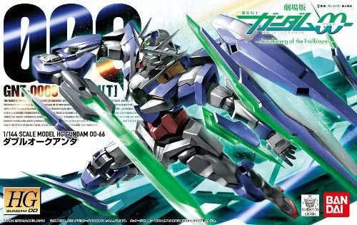 Gekijouban Kidou Senshi Gundam 00: A Wakening of the Trailblazer - GNT-0000 00 Qan[T] - HG00 #66 - 1/144 (Bandai)ㅤ – Bandai – ActionFigureBrasil