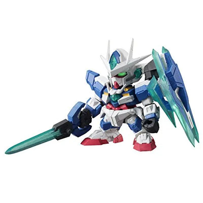 Gekijouban Kidou Senshi Gundam 00: A Wakening of the Trailblazer - GNT-0000 00 Qan[T] - Mobile Suit Gundam Gashapon Senshi Forte 02 - F007 (Bandai)ㅤ – Bandai – ActionFigureBrasil — embalagem