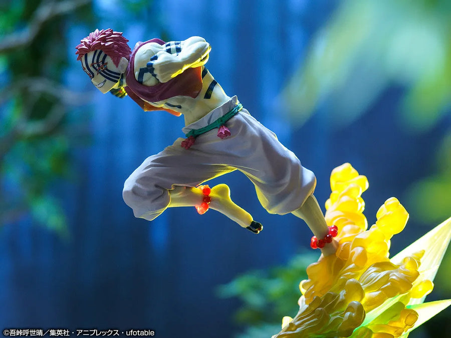 Gekijouban Kimetsu no Yaiba: Mugen Ressha-hen - Akaza - Ichiban Kuji Kimetsu no Yaiba ~Reimeini Yaiba wo Mote~ C Prize (Bandai Spirits)ㅤ – Bandai Spirits – ActionFigureBrasil