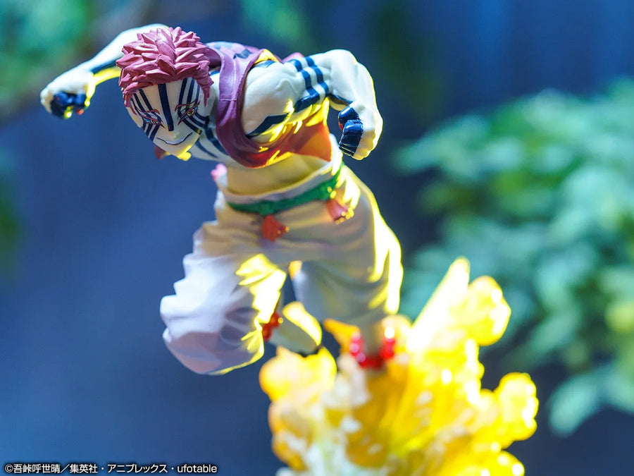 Gekijouban Kimetsu no Yaiba: Mugen Ressha-hen - Akaza - Ichiban Kuji Kimetsu no Yaiba ~Reimeini Yaiba wo Mote~ C Prize (Bandai Spirits)ㅤ – Bandai Spirits – ActionFigureBrasil