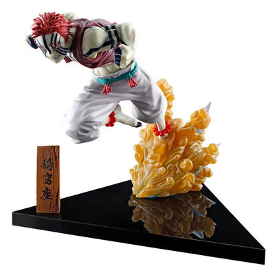 Gekijouban Kimetsu no Yaiba: Mugen Ressha-hen - Akaza - Ichiban Kuji Kimetsu no Yaiba ~Reimeini Yaiba wo Mote~ C Prize (Bandai Spirits)ㅤ – Bandai Spirits – ActionFigureBrasil