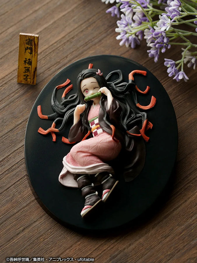 Gekijouban Kimetsu no Yaiba: Mugen Ressha-hen - Kamado Nezuko - Ichiban Kuji Kimetsu no Yaiba ~Reimeini Yaiba wo Mote~ D Prize (Bandai Spirits)ㅤ – Bandai Spirits – ActionFigureBrasil