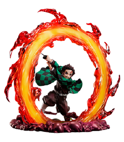 Gekijouban Kimetsu no Yaiba: Mugen Ressha-hen - Kamado Tanjirou - 1/8 - Hinokami Kagura Hekiranoten ver. (Aniplex) [Shop Exclusive]ㅤ – Aniplex – ActionFigure Brasil