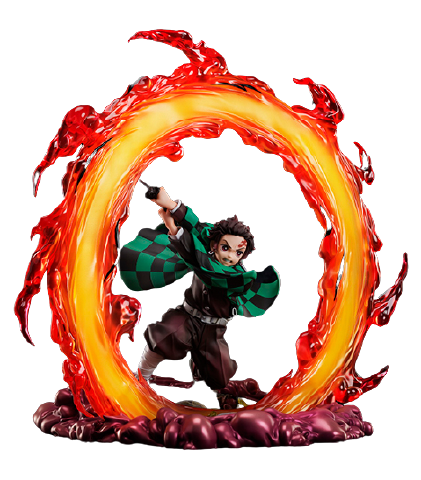 Gekijouban Kimetsu no Yaiba: Mugen Ressha-hen - Kamado Tanjirou - 1/8 - Hinokami Kagura Hekiranoten ver. (Aniplex) [Shop Exclusive]ㅤ – Aniplex – ActionFigure Brasil