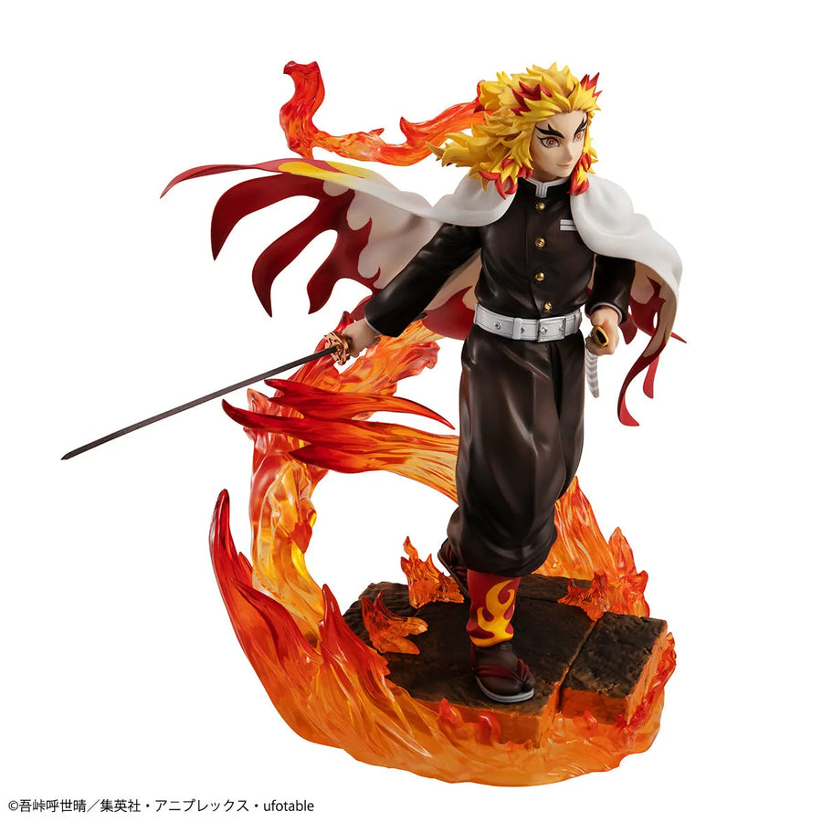 Gekijouban Kimetsu no Yaiba: Mugen Ressha-hen - Rengoku Kyoujurou - G.E.M. (MegaHouse) [Shop Exclusive]ㅤ – MegaHouse – ActionFigureBrasil