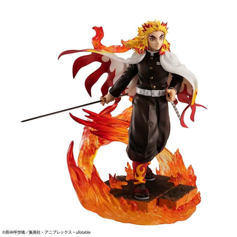 Gekijouban Kimetsu no Yaiba: Mugen Ressha-hen - Rengoku Kyoujurou - G.E.M. (MegaHouse) [Shop Exclusive]ㅤ – MegaHouse – ActionFigureBrasil