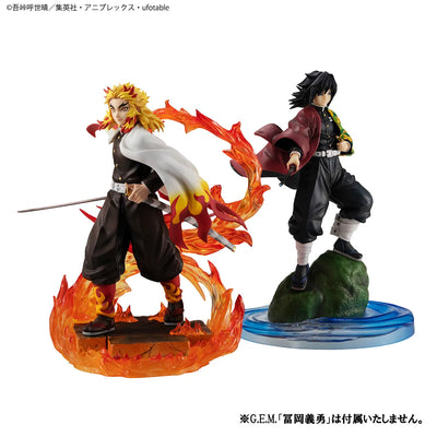 Gekijouban Kimetsu no Yaiba: Mugen Ressha-hen - Rengoku Kyoujurou - G.E.M. (MegaHouse) [Shop Exclusive]ㅤ – MegaHouse – ActionFigureBrasil — ângulo diferente