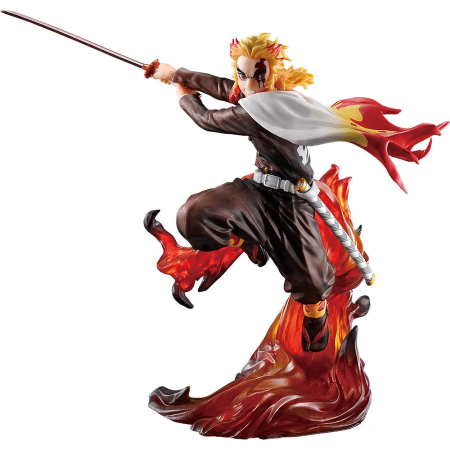 Gekijouban Kimetsu no Yaiba: Mugen Ressha-hen - Rengoku Kyoujurou - Ichiban Kuji Kimetsu no Yaiba ~Katana o Furui Kokoro o Moyase~ D Prize (Bandai Spirits)ㅤ – Bandai Spirits – ActionFigureBrasil