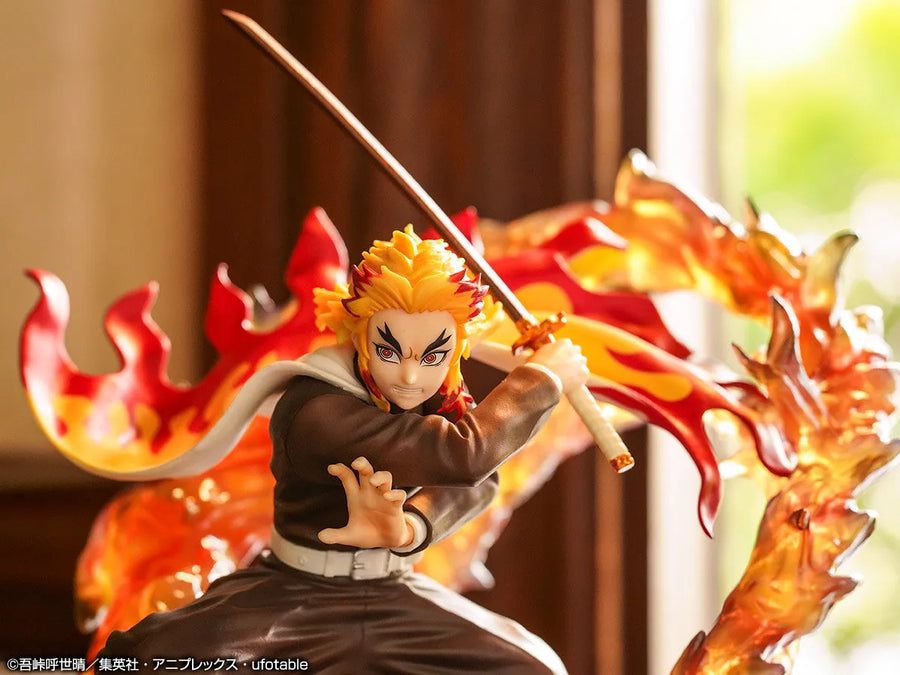 Gekijouban Kimetsu no Yaiba: Mugen Ressha-hen - Rengoku Kyoujurou - Ichiban Kuji Kimetsu no Yaiba ~Reimeini Yaiba wo Mote~ B Prize (Bandai Spirits)ㅤ – Bandai Spirits – ActionFigureBrasil