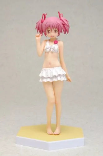 Gekijouban Mahou Shoujo Madoka★Magica - Kaname Madoka - Beach Queens - 1/10 - Swimsuit ver., Ver.2 (Wave)ㅤ – Wave – ActionFigureBrasil