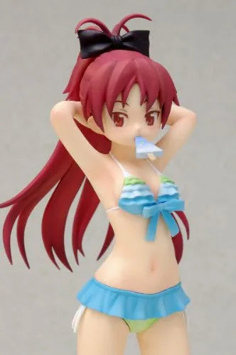 Gekijouban Mahou Shoujo Madoka★Magica - Sakura Kyouko - Beach Queens - 1/10 - Swimsuit ver., Ver.2 (Wave)ㅤ – Wave – ActionFigure Brasil