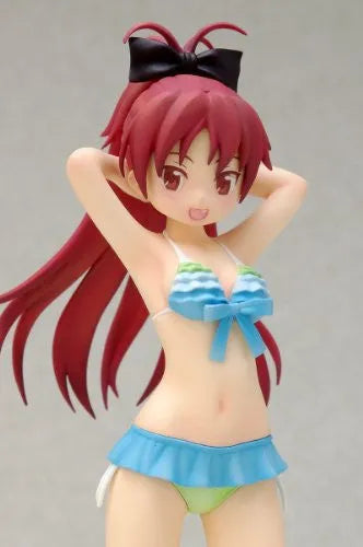 Gekijouban Mahou Shoujo Madoka★Magica - Sakura Kyouko - Beach Queens - 1/10 - Swimsuit ver., Ver.2 (Wave)ㅤ – Wave – ActionFigure Brasil