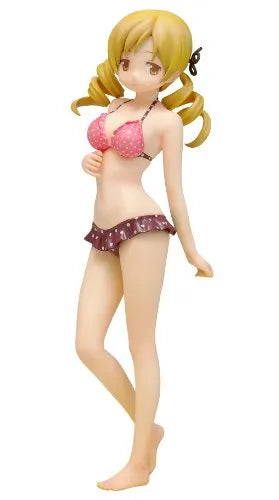 Gekijouban Mahou Shoujo Madoka★Magica - Tomoe Mami - Beach Queens - 1/10 - Swimsuit ver., Ver.2 (Wave)ㅤ – Wave – ActionFigureBrasil