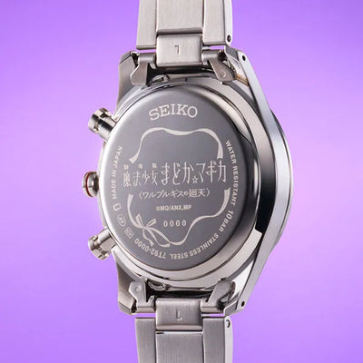 Gekijouban Mahou Shoujo Madoka★Magica - Walpurgisnacht: Rising - Homura Model Wristwatch (Seiko) [Shop Exclusive]ㅤ – Seiko – ActionFigure Brasil — detalhe do produto
