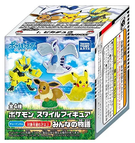 Gekijouban Pocket Monsters Minna no Monogatari - Zeraora - Candy Toy - Pokémon Style Figure - Pokémon Style Figure Minna no Monogatari (Takara Tomy A.R.T.S)ㅤ – Takara Tomy Arts – ActionFigureBrasil