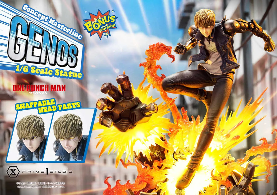 Genos (Bonus Version) One-Punch Man – Prime1Studio – ActionFigure Brasil