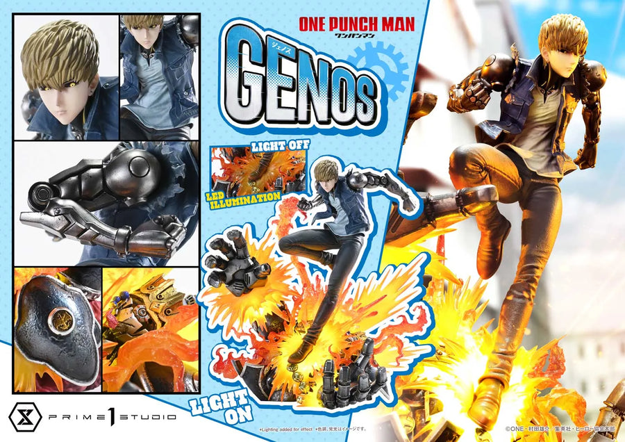 Genos (Bonus Version) One-Punch Man – Prime1Studio – ActionFigure Brasil