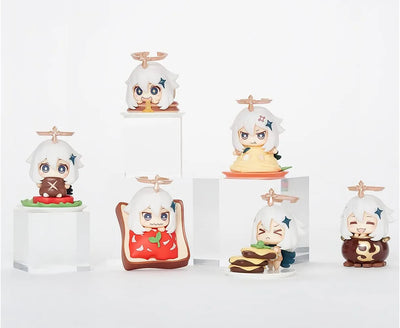 GENSHIN IMPACT: I'M NOT EMERGENCY FOOD! - PAIMON - SET OF 6 MASCOT FIGURES - 2023 Re-release (MiHoYo)ㅤ – miHoYo – ActionFigure Brasil