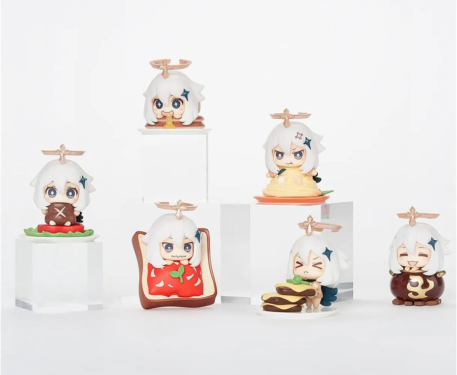 GENSHIN IMPACT: I'M NOT EMERGENCY FOOD! - PAIMON - SET OF 6 MASCOT FIGURES - 2023 Re-release (MiHoYo)ㅤ – miHoYo – ActionFigure Brasil
