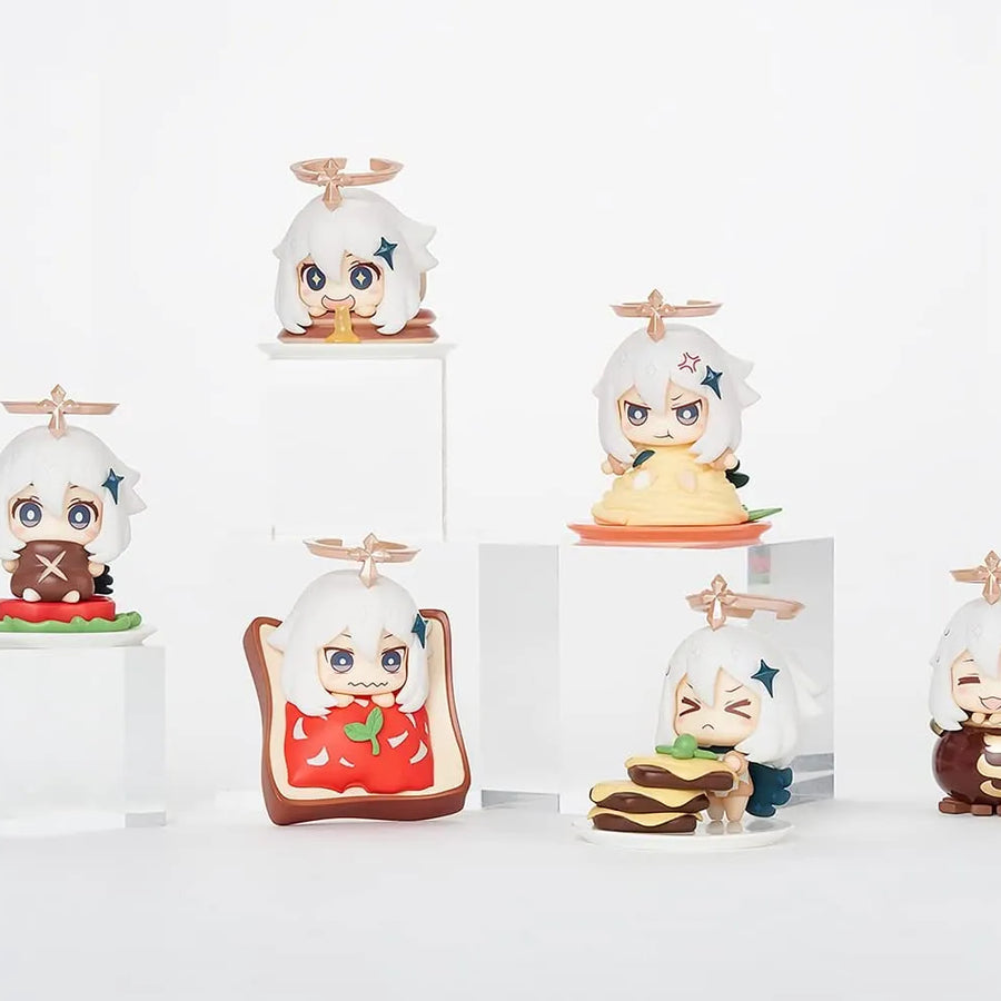 GENSHIN IMPACT: I'M NOT EMERGENCY FOOD! - PAIMON - SET OF 6 MASCOT FIGURES - 2023 Re-release (MiHoYo)ㅤ – miHoYo – ActionFigure Brasil