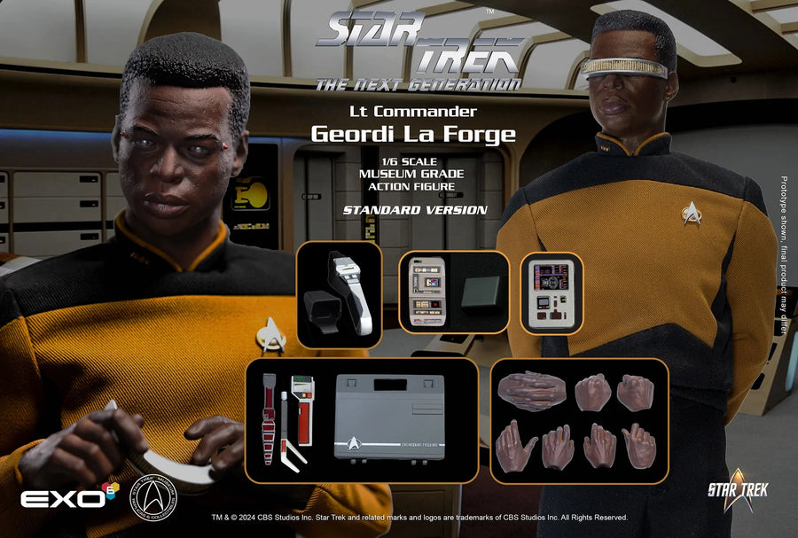 Geordi La Forge (Standard Version) (Standard Version) – EXO-6 – ActionFigure Brasil