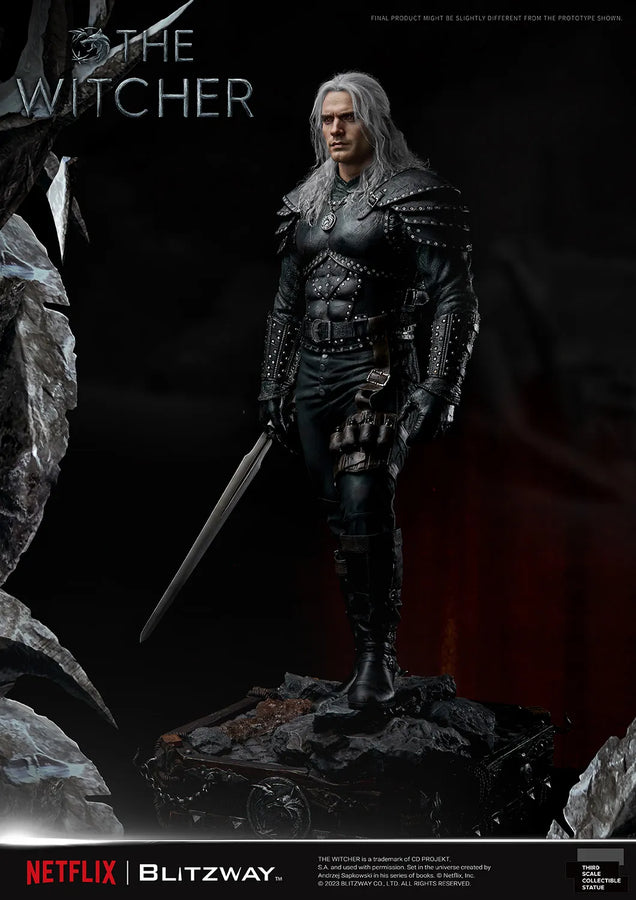 Geralt of Rivia (1/3 Scale) The Witcher – Prime1Studio – ActionFigure Brasil